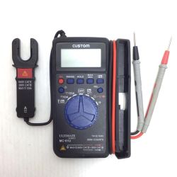 ΘΘ CUSTOM クランプ付きデジタルマルチメーター 程度B N0001613 MC-01U Bランク