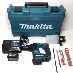 ΘΘ MAKITA マキタ ハンマドリル 程度B 充電器・充電池1個・ケース付 コードレス式 10.8v 0051666Y 使用感有 HR166DSMX ブルー Bランク