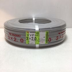 ΘΘ YAZAKI VVFケーブル 未使用品(S) 3芯 2.0mm×100m 2025年6月(令和7年) Sランク