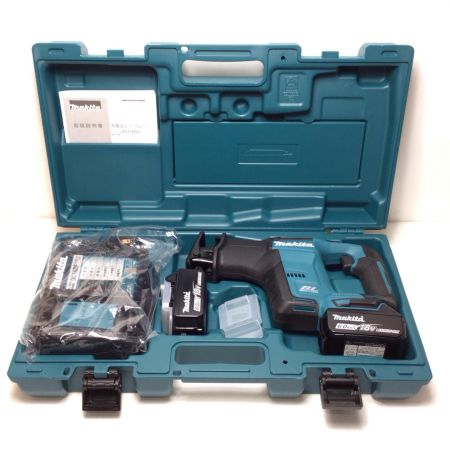  MAKITA マキタ レシプロソー 未使用品(S) 充電器・充電池2個・ケース付 コードレス式 18v 6.0Ah 588603Y JR188DRGX ブルー