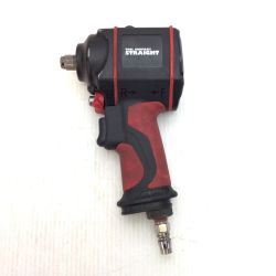 ΘΘ STRAIGHT エアインパクトレンチ 程度B ブラック×レッド Bランク