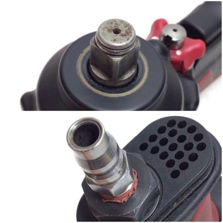  STRAIGHT エアインパクトレンチ 程度B ブラック×レッド