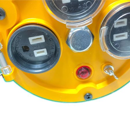  NICHIDO コードリール 未使用品(S) 3芯 2.0mm×50m FW-E53