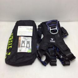 ΘΘ TITAN フルハーネス型安全帯 未使用品(S) 収納バッグ付 Mサイズ PAHN-10A-BL-M Sランク