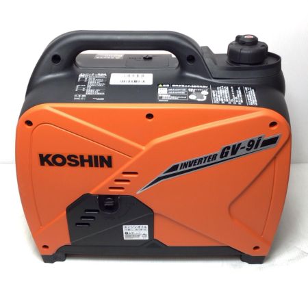  KOSHIN インバーター発電機 未使用品(S) 4サイクル GV-9i オレンジ