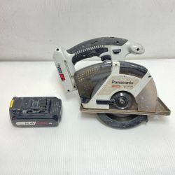 ΘΘ Panasonic パナソニック 丸のこ 程度C 充電池1個付 コードレス式 135mm 14.4v EZ45A2 ホワイト Cランク