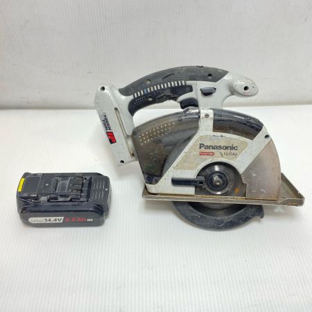  Panasonic パナソニック 丸のこ 程度C 充電池1個付 コードレス式 135mm 14.4v EZ45A2 ホワイト