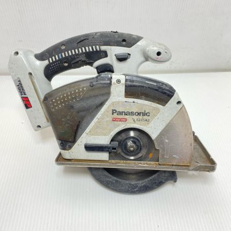  Panasonic パナソニック 丸のこ 程度C 充電池1個付 コードレス式 135mm 14.4v EZ45A2 ホワイト