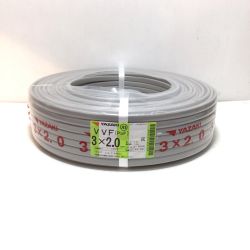 ΘΘ YAZAKI VVFケーブル 未使用品(S) 3芯 2.0mm×100m 2025年6月(令和7年)  Sランク