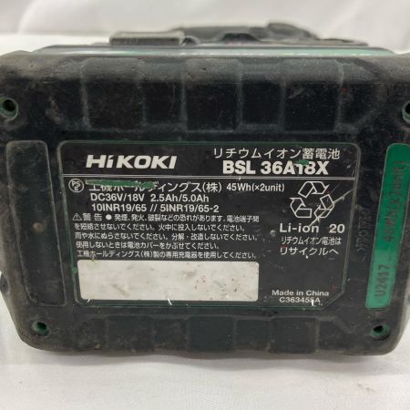 HITACHI 日立 締め付け工具 インパクトドライバ  36V 充電池1個付 WH36DA