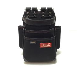 ΘΘ KNICKS 超軽量3段チェーン後付けタイプ腰袋 程度A KC-212NSDX Aランク