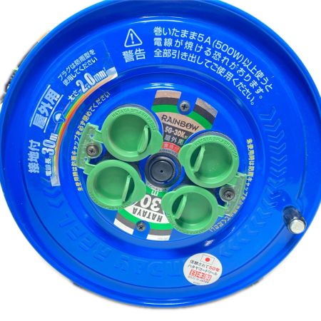  HATAYA コードリール 未使用品(S) 3芯 2.0mm×30m SG-30K