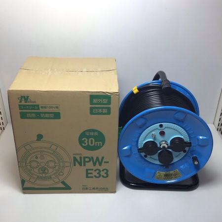  NICHIDO コードリール 未使用品(S) 3芯 2.0mm×30m 5 NPW-E33