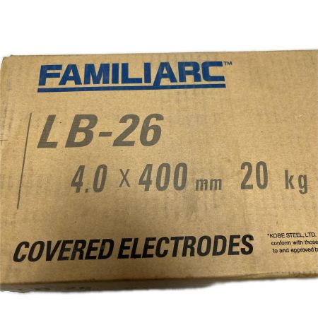  FAMILIARC 溶接棒 未使用品(S) 4.0×400mm 20kg LB-26