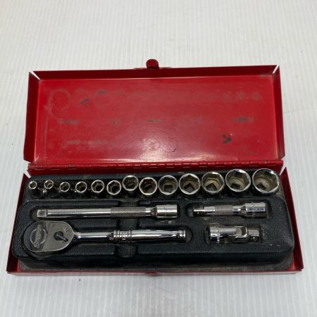 Snap-on スナップオン ソケットレンチセット ケース付 17点