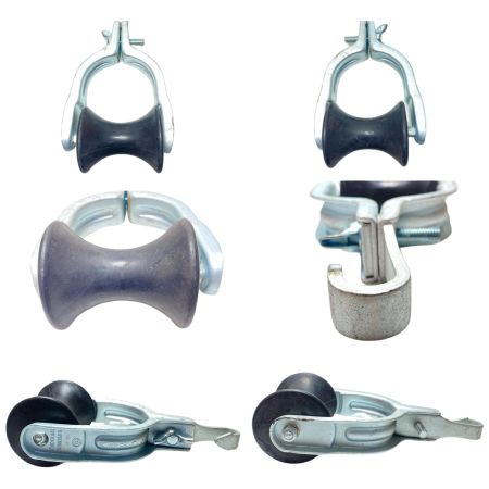  藤井電工 吊り金車セット 4個セット 使用感有 2型