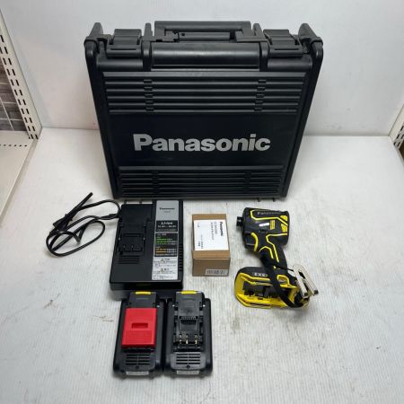Panasonic パナソニック  インパクトドライバ  充電器・充電池2個・ケース付 EZ1PD1J18D-Y イエロー