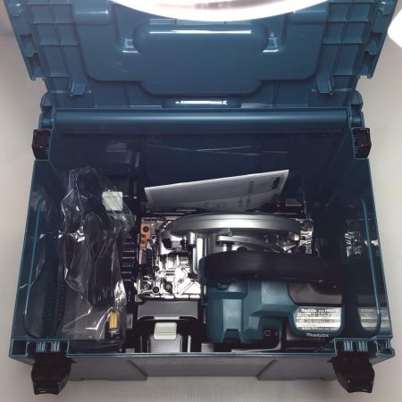  MAKITA マキタ 丸のこ 充電器・充電池2個・ケース付 コードレス式 18v 未使用品(S) HS631DGXS ブルー