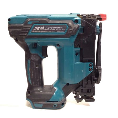  MAKITA マキタ 電動タッカ ケース付 コードレス式 18v 程度B ST421D ブルー