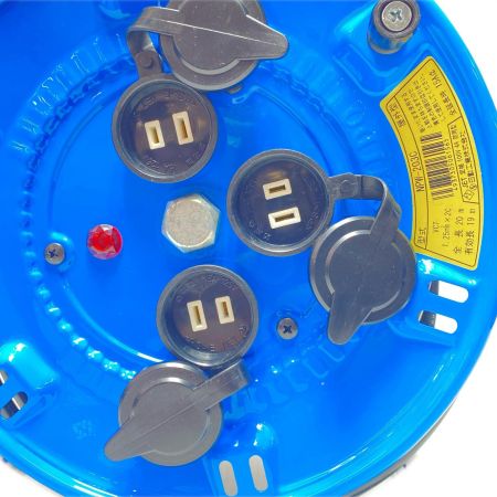  NICHIDO コードリール 未使用品(S) 2芯20ｍ3個口 NPW-203C