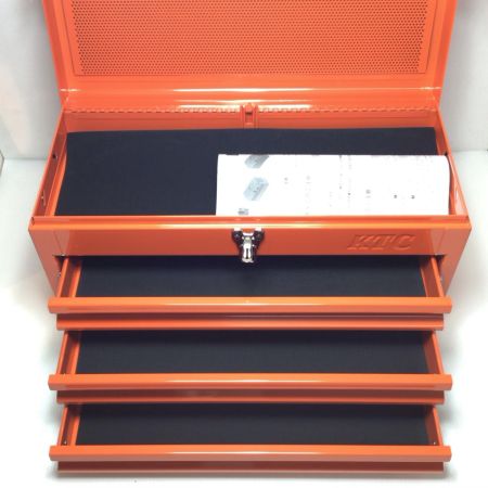  KTC ケーティーシー スタンダードセット[60点] ツールチェスト[3段3引出し] オレンジ 未使用品(S) SK46026XT-G/SKX0223CR