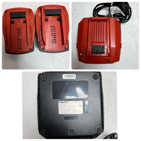  Hilti ヒルティ ハンマドリル 集じんシステム・充電器・充電池2個・ケース付 TE6-A22 レッド