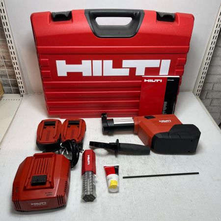  Hilti ヒルティ ハンマドリル 集じんシステム・充電器・充電池2個・ケース付 TE6-A22 レッド