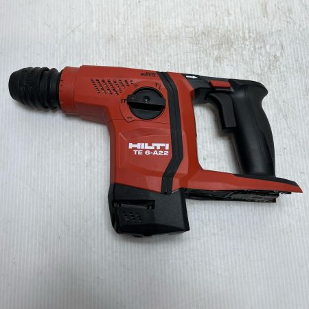  Hilti ヒルティ ハンマドリル 集じんシステム・充電器・充電池2個・ケース付 TE6-A22 レッド