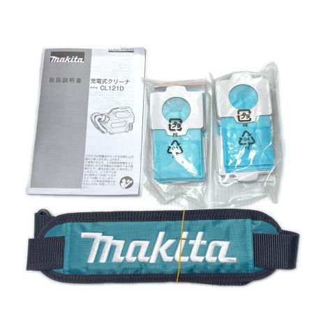  MAKITA マキタ クリーナー ノズル・ケース付 コードレス式 10.8v 使用感有 CL121D ブルー