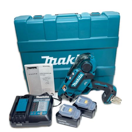  MAKITA マキタ 鉄筋結束機 未使用品(S) 充電器・充電池2個・ケース付 コードレス式 18v TR180DRGX ブルー