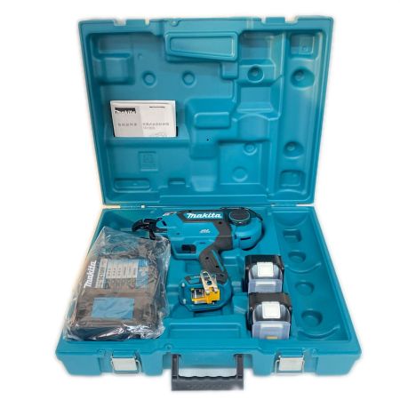  MAKITA マキタ 鉄筋結束機 未使用品(S) 充電器・充電池2個・ケース付 コードレス式 18v TR180DRGX ブルー