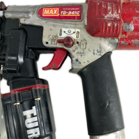 MAX マックス エアツール ねじ打ち機 本体のみ 常圧 TD-341G レッド