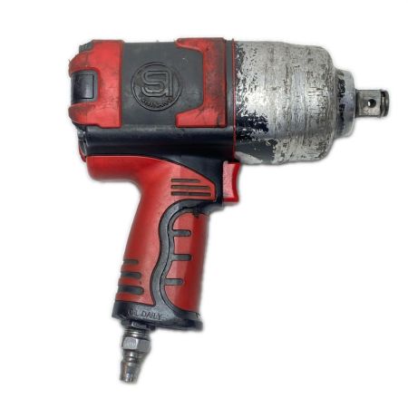  信濃機販 エアインパクトレンチ 本体のみ 常圧 不明 SI-1550T ULTRA レッド