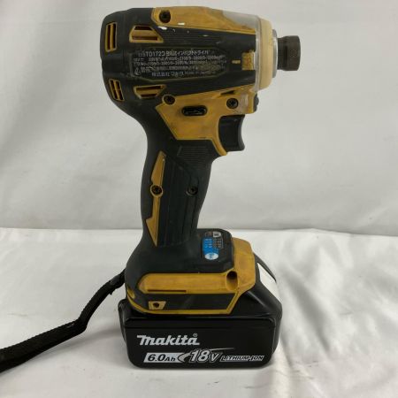 MAKITA マキタ 工具 締め付け工具 インパクトドライバ TD172D イエロー 充電池1個付