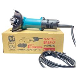 ΘΘ MAKITA マキタ ディスクグラインダー  未使用品(S) 付属品完備 コード式 100mm 387950 9533BL ブルー Sランク