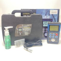 ΘΘ CUSTOM 超音波厚さ計 程度B 通電チェックのみ STG-01U ブラック Bランク