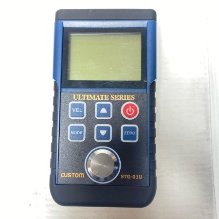  CUSTOM 超音波厚さ計 程度B 通電チェックのみ STG-01U ブラック