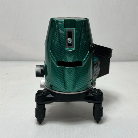 山真 レーザー墨出し器 電源ケーブル2本・充電池・受光器・ケース付 GV-6 グリーン