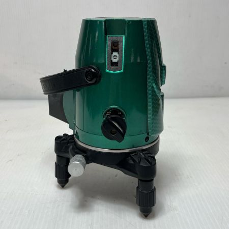 山真 レーザー墨出し器 電源ケーブル2本・充電池・受光器・ケース付 GV-6 グリーン