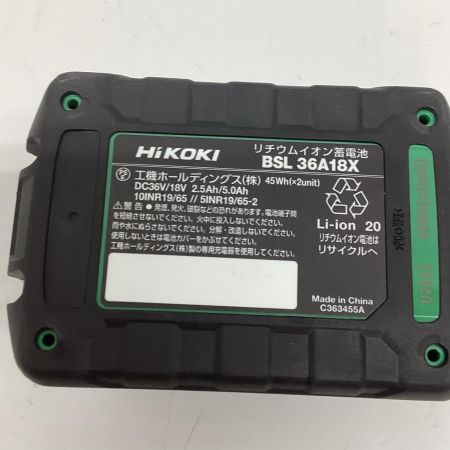 HiKOKI ハイコーキ ジグソー 未使用品(S) 充電器・充電池1個・ケース付 コードレス式 135mm 36v CJ36DA グリーン