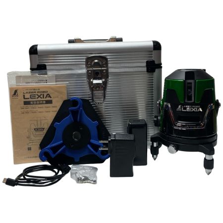  シンワ測定 レーザー墨出し器 程度A ケース付  2115017 00375 LEXIA 70841 グリーン