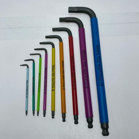  Wera 六角レンチセット程度A 9本セット 950/9 Hex-Plus Multicolor 1