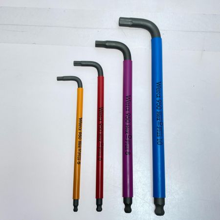  Wera 六角レンチセット程度A 9本セット 950/9 Hex-Plus Multicolor 1