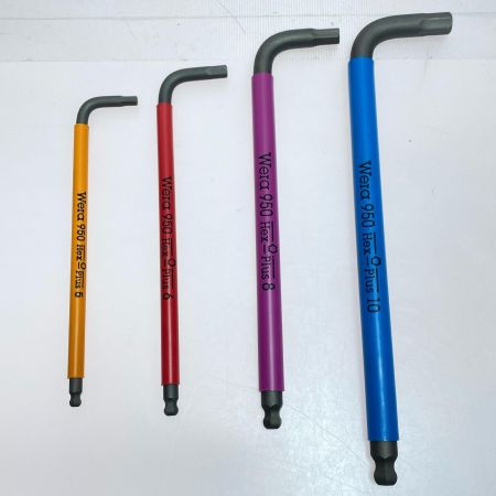  Wera 六角レンチセット程度A 9本セット 950/9 Hex-Plus Multicolor 1