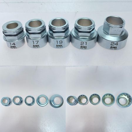  ANEX オフセットアダプターラチェットレンチ&ソケットセット 未使用品(S) AOA-19S3
