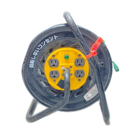 NICHIDO コードリール 3芯2.0mm×30m Z-E34 ブラック