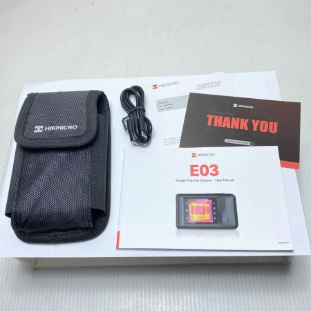  HIKMICRO サーモグラファーカメラ 未使用品(S) 取説、コード付 E03