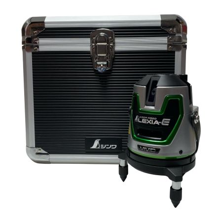  シンワ測定 レーザー墨出し器 受光器・三脚アダプター・ケーブル・ケース 2363602 グリーンレーザー LEXIA-E VIVID 70889