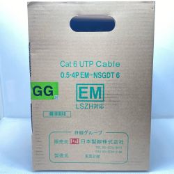 ΘΘ 富士電線工業 0.5-4P EM-NSGDT6 Cat6 UTP Cable Sランク