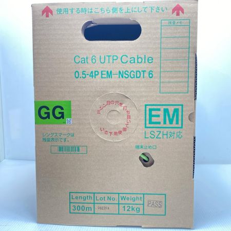  富士電線工業 0.5-4P EM-NSGDT6 Cat6 UTP Cable